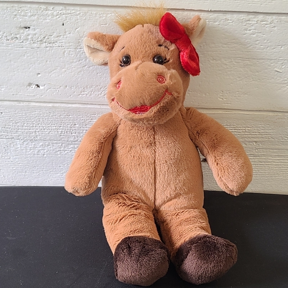 Build A Bear Workshop 10" Plush Lil Furry Friends Brown Moose Christmas